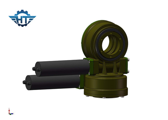 kopen High Backlash Small Dual Axis Slew Drive Worm And Gear Structure For Solar Tracking System online manufacture