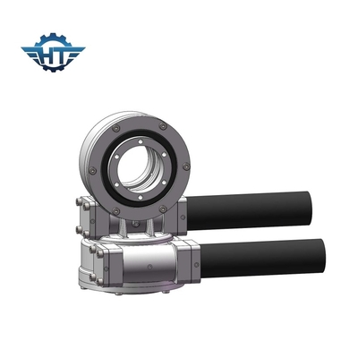 Sde7 Dual Worm Gear Solar Slew Drive met 24 Vdc Planetary Gear Motor voor trackers