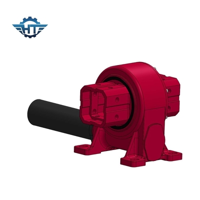VE7 Slew Drive Gearbox met gesloten behuizing en zandloperworm voor zonne-trackers