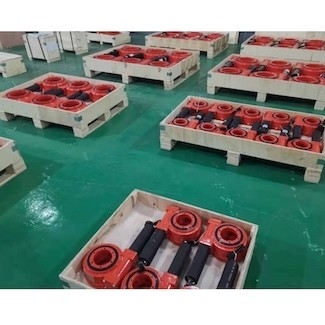 Zwenkende de Aandrijvingsse9 Hydraulische Motor 49Kg van graafwerktuigself locking worm